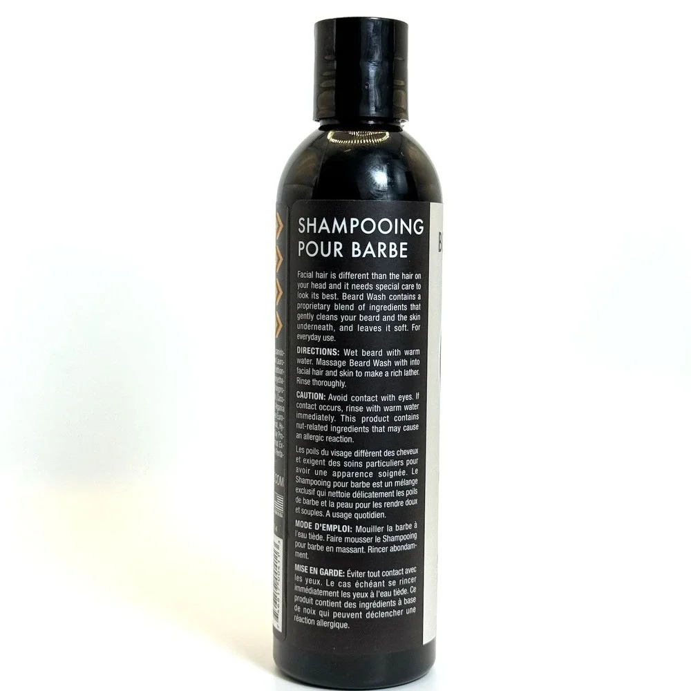 Beard Guyz Daily Beard Wash 8oz Coconut Olive Argan Oil‎ Natural Grooming NEW